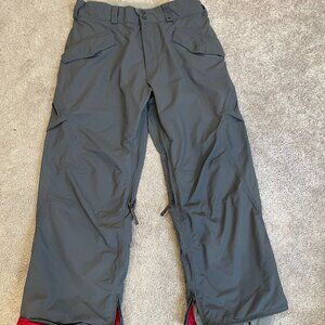 Burton Dry Ride Snowboarding Pants Men's Medium- Gray